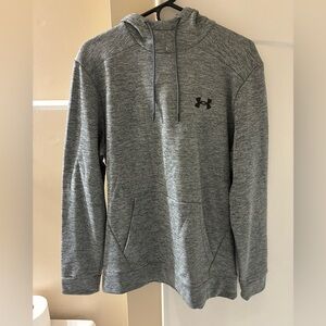 Under Armour Men's Heather Gray Fleece Lined Hoodie
